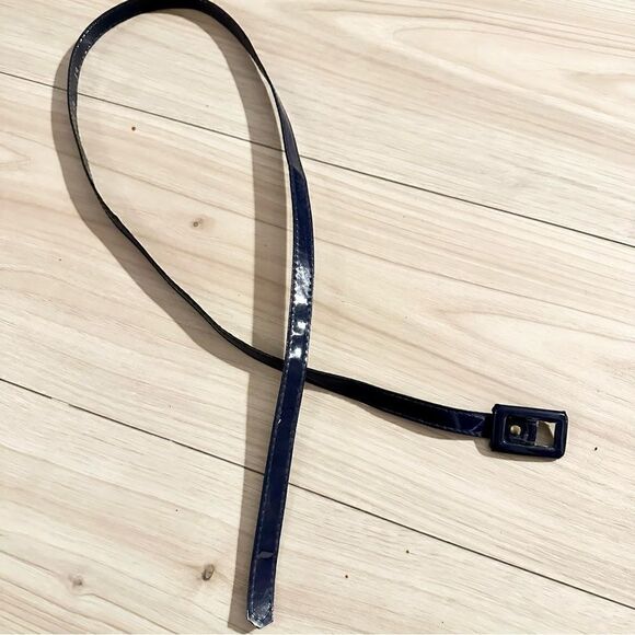 Vintage Accessories - Mini vintage dark blue belt